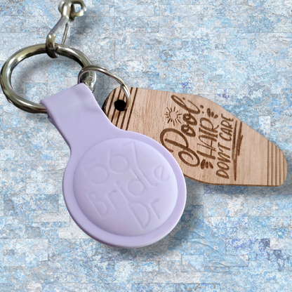 MVN Silicone Pool FOB Keychain