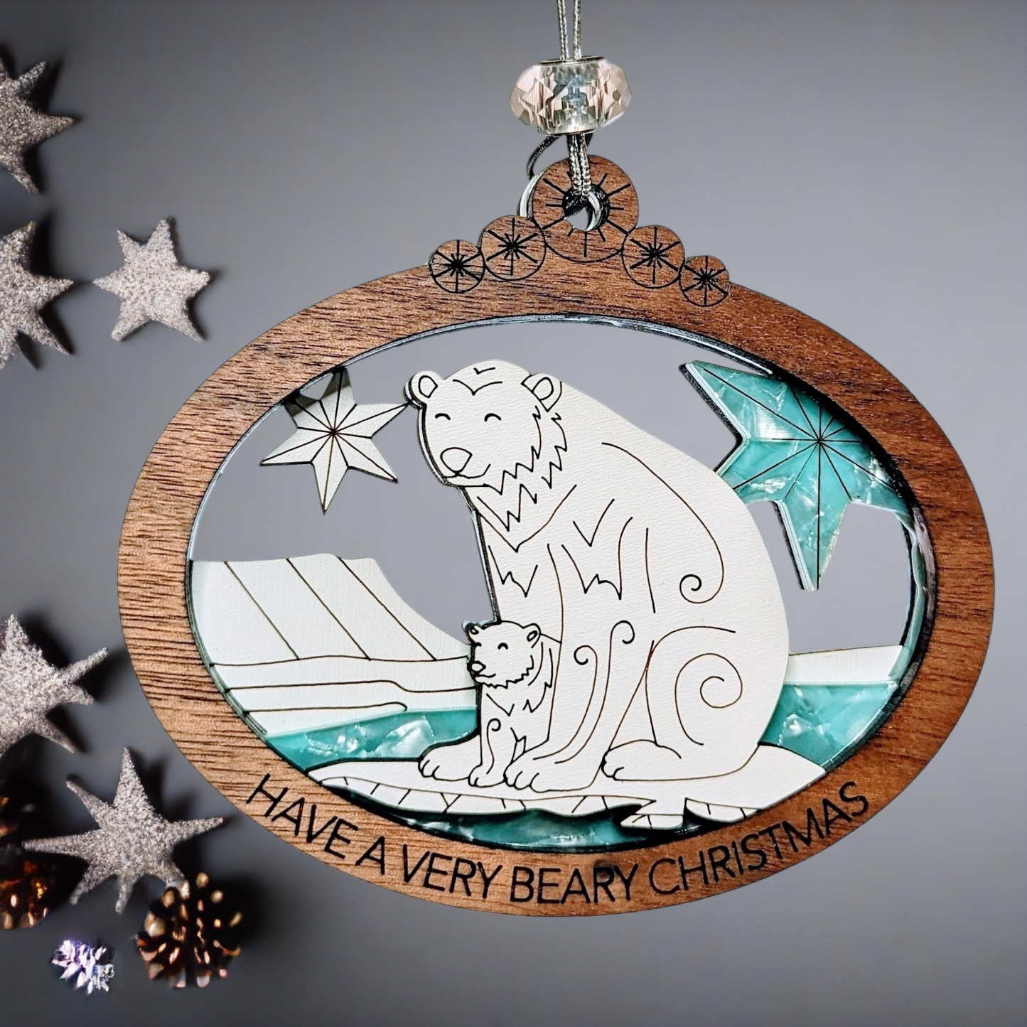 Arctic Animals Christmas Ornaments