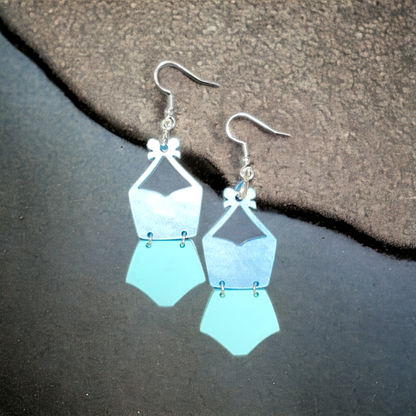 Summer-Themed Earrings with sterling silver posts