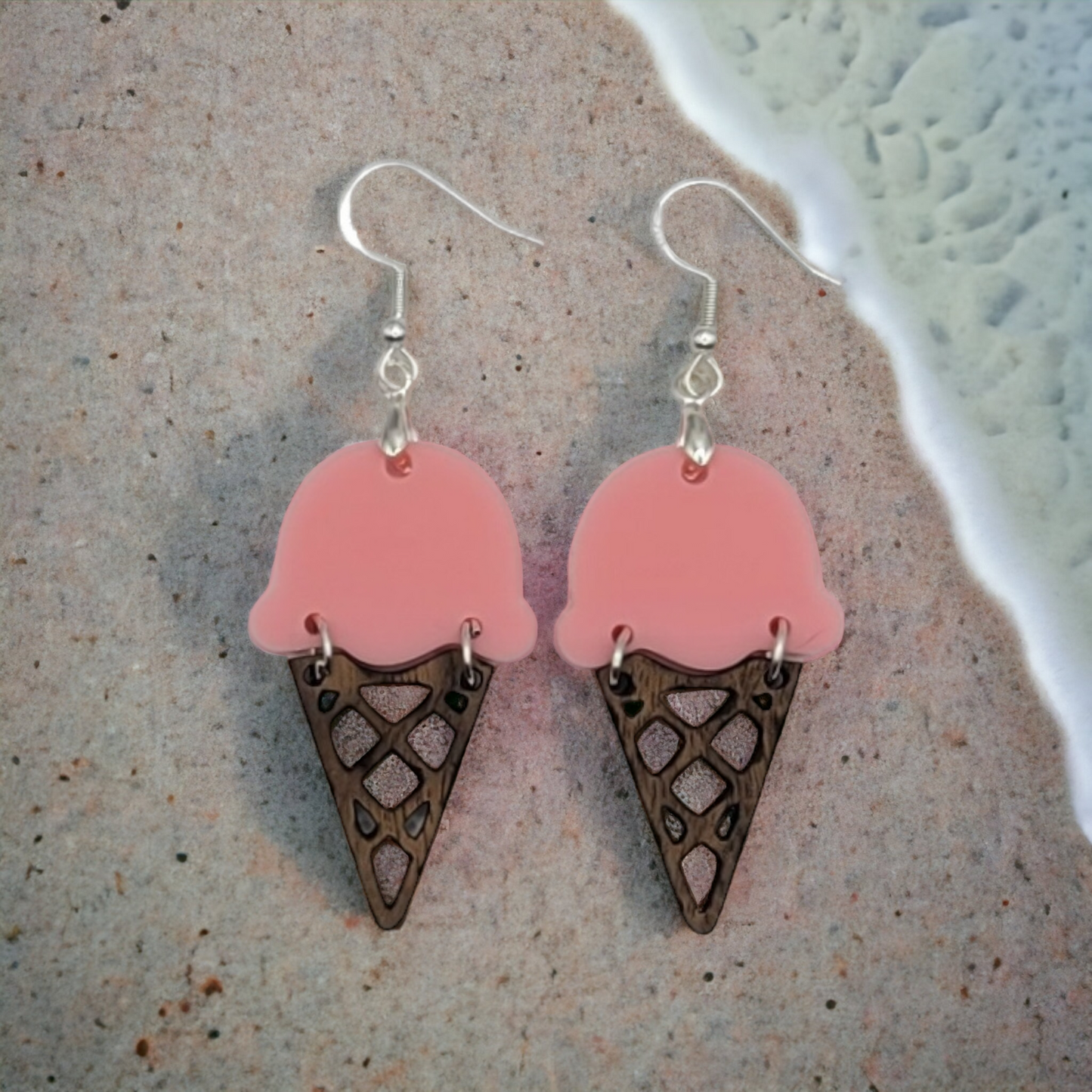 Summer-Themed Earrings with sterling silver posts