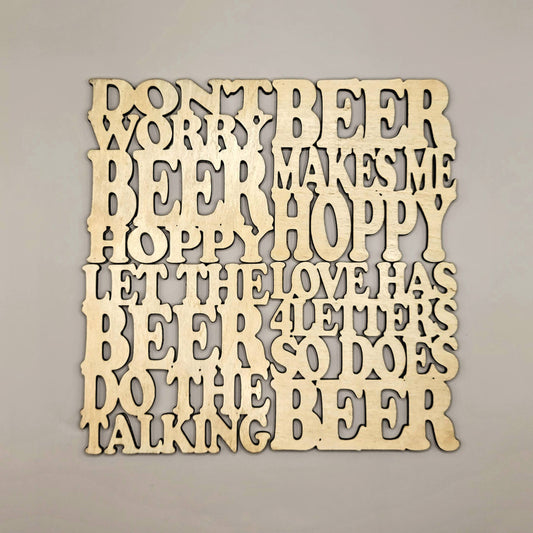 Beer Coasters - Baltic Birch (set of four)