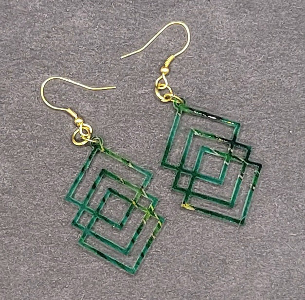 Mini Geometric Earrings - available in gold and silver