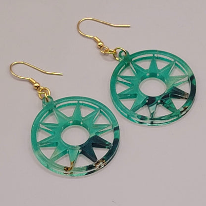 Sun Earrings - available in gold and silver
