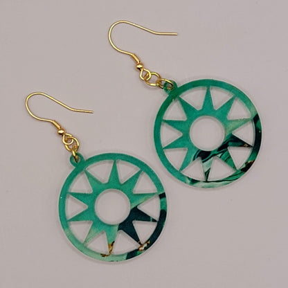 Sun Earrings - available in gold and silver